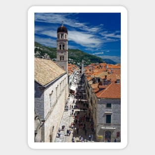 The Stradun, Dubrovnik Sticker